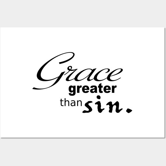 Grace Greater than Sin Wall Art by A2Gretchen